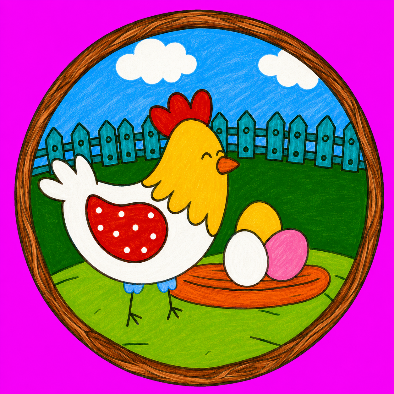 Logo de Emiliano y sus gallinitas felices